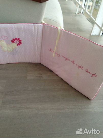 Бортик для детской кроватки