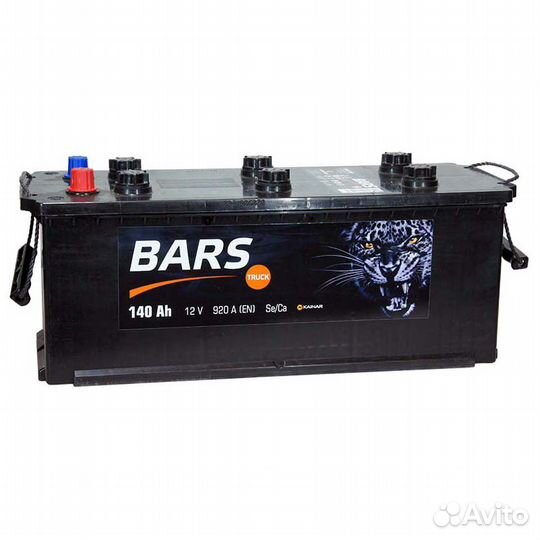 Акб 140Ач Bars российская полярность