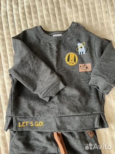 Костюм серый 80 размер