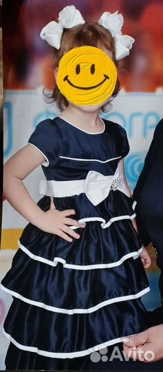 Нарядное платье для девочки 92-98
