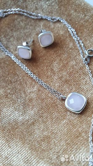 Серьги + ожерелье для девочки из Санлайт