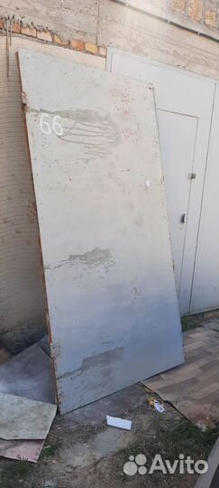 Ворота гаражные металлические бу