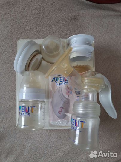 Молокоотсос avent ручной бутылочки