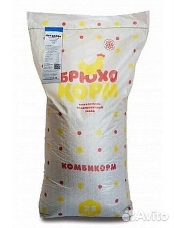 Брюхокорм 25кг, старт, рост, финиш