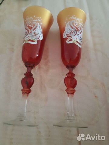 Свадебные бокалы новые
