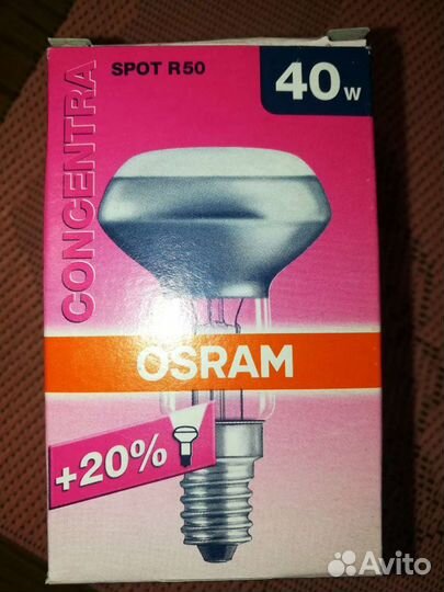 Лампа накаливания GE - conc R50 spot 40W 230V E14