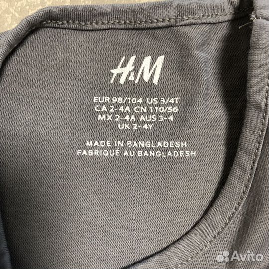 3 футболки H&M Little kids