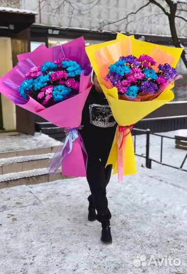 Букеты-Гиганты из Хризантем