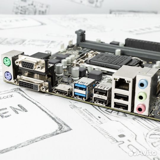 Материнская плата Asus H110M-R 1151