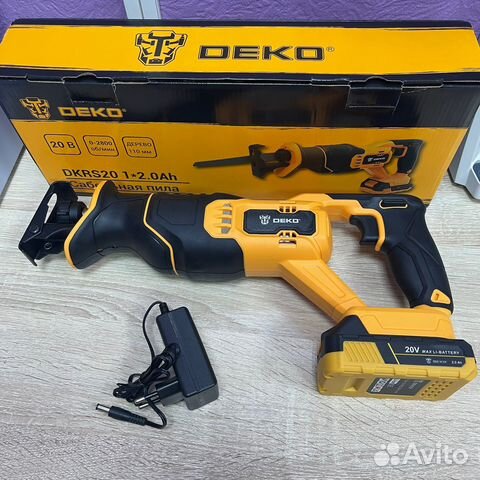 Сабельная пила аккумуляторная Deko dkrs20 2.0AH купить в Екатеринбурге ...