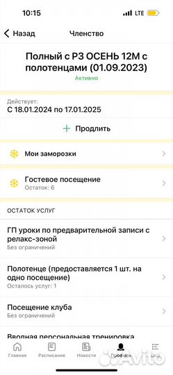 Годовой абонемент в Весну