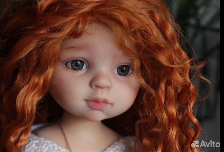 Парик для куклы Паола Рейна, Kaye Wiggs ог 21см