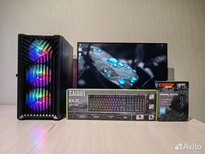 Пк в сборе: Ryzen 5600 + GTX 1660S