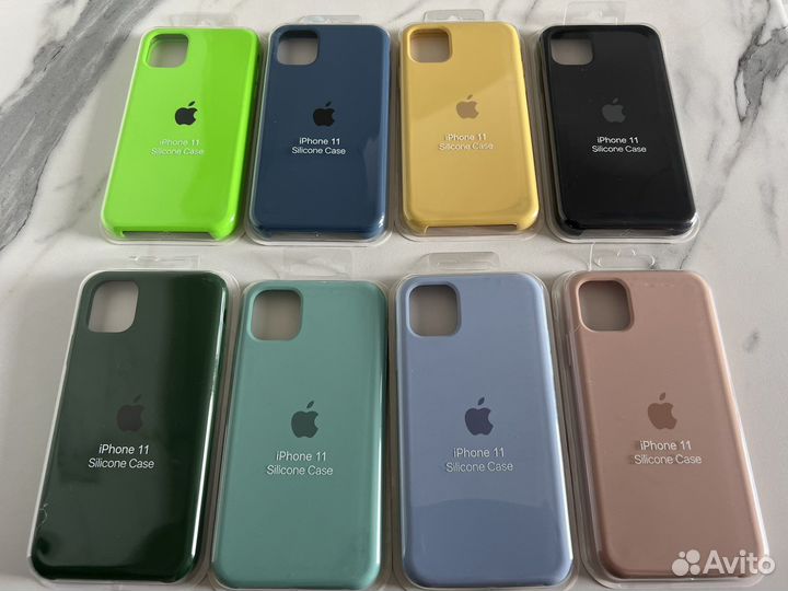 Новый силиконовый чехол на iPhone 11