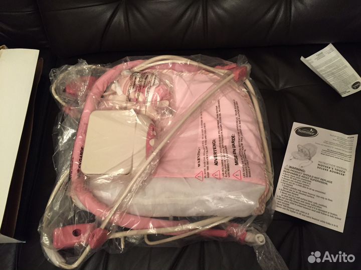 Качели детские электронные шезлонг делюкс