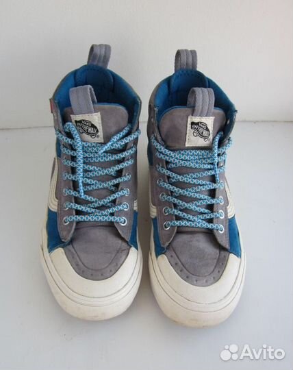 Кеды Vans Blue Block Gum, синий размер 38