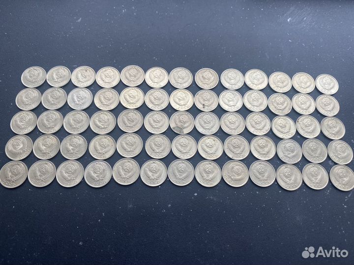 Монеты 10 коп.1979-1989 г.г. штемпельный блеск