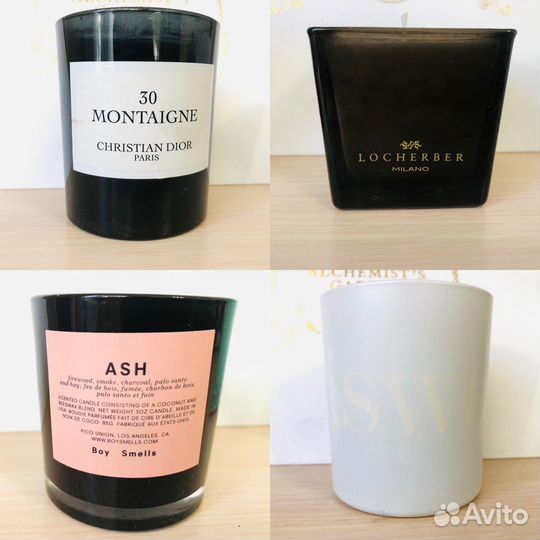 Свечи Dior,Boy Smells,locherber,лента Chanel