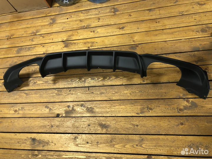 Диффузор m-performance черный 2x2 Bmw 3 Series F30