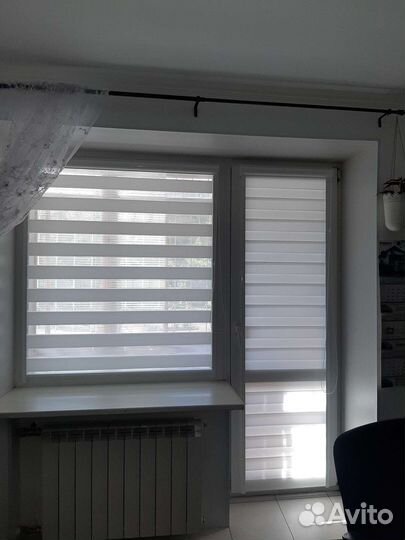Жалюзи рулонные день - ночь