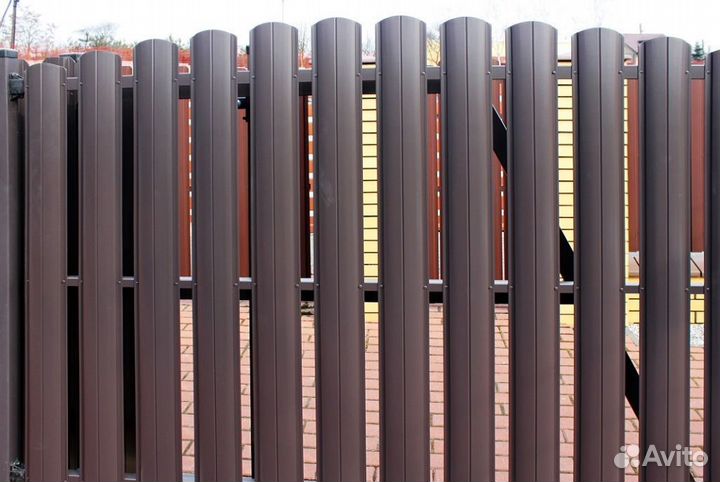 Штакетник металлический для забора