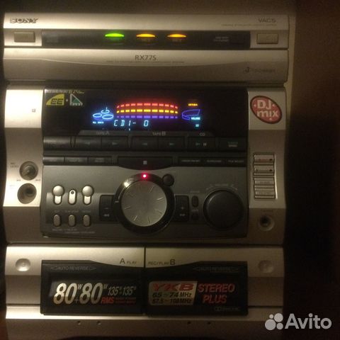 Музыкальный центр Sony MHC-RX77S купить в Москве | Электроника | Авито