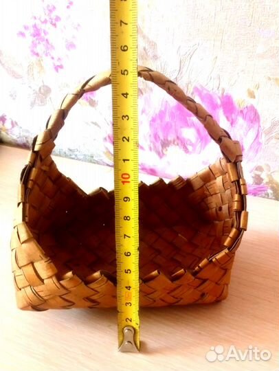 Корзинка из бересты маленькая