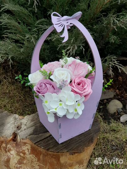 Букеты из мыльных роз и цветов