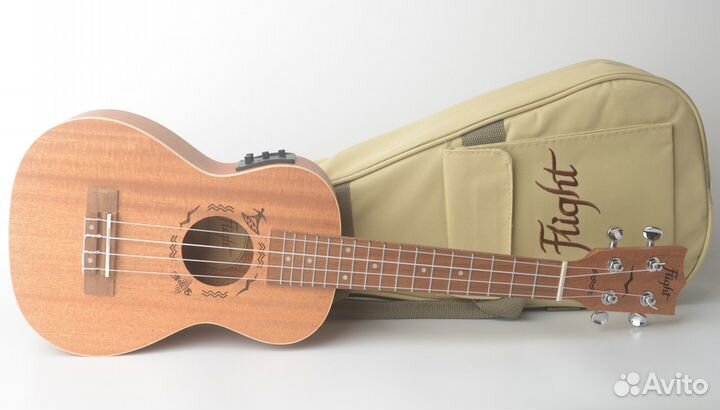 Укулеле концерт Flight DUC323 EQ MAH