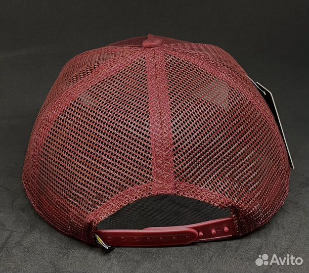 Бейсболка бордовый