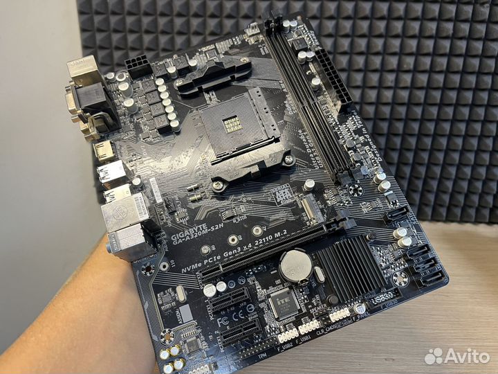 Gigabyte ga a320m s2h AM4 + скупка