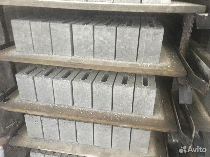 Полнотелый полублок керамзитный М50