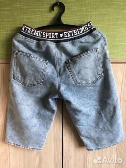 Джинсовые шорты для мальчика 164 см