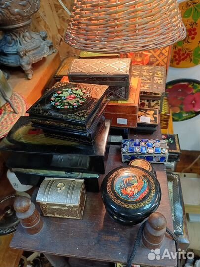 Шкатулка старинная