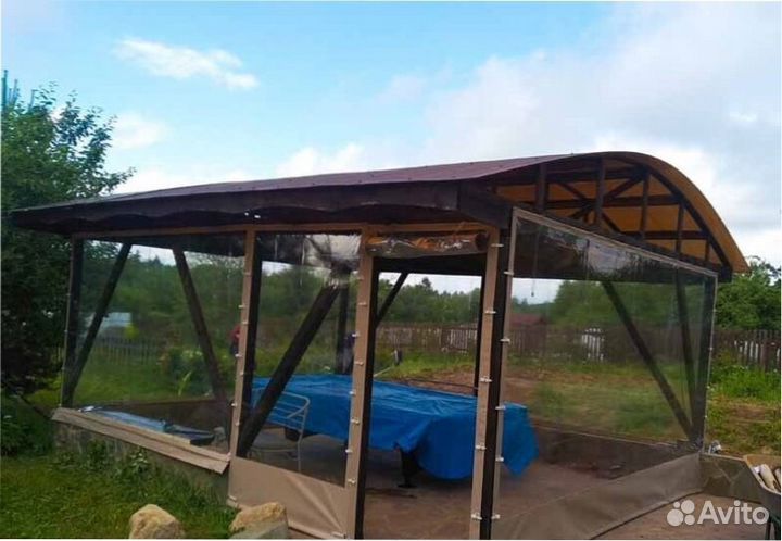 Мягкие окна на террасу