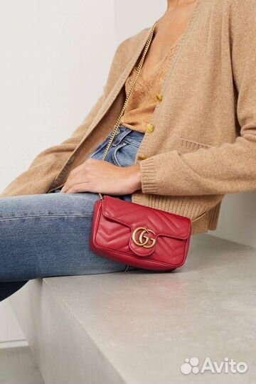 Сумка женская gucci натуральная кожа