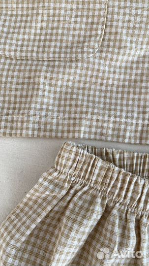 Костюм в садик на мальчика рубашка шорты 80-120