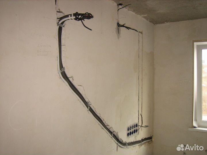 Установка кондиционеров закладка трассы