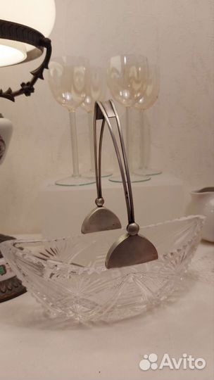 Серебряная и мельхиоровая посуда СССР