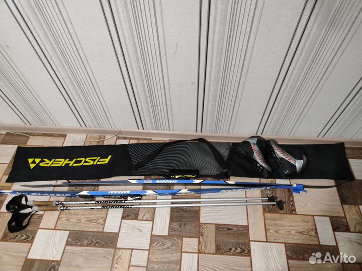 Лыжи беговые комплект. Nordway xc Classic 180 см
