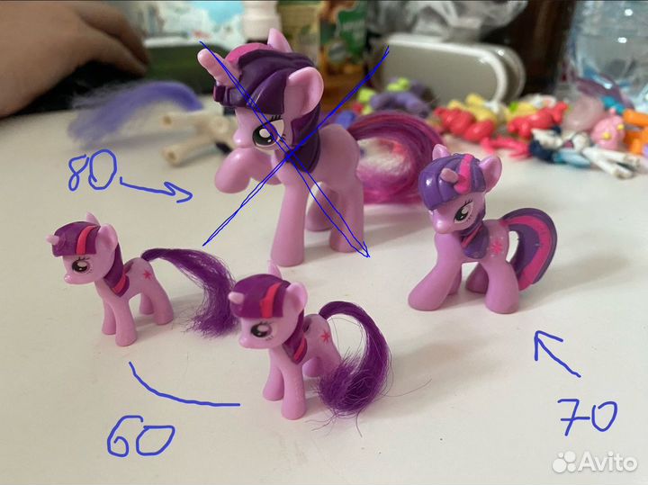 My little pony маленькие, киндер и др