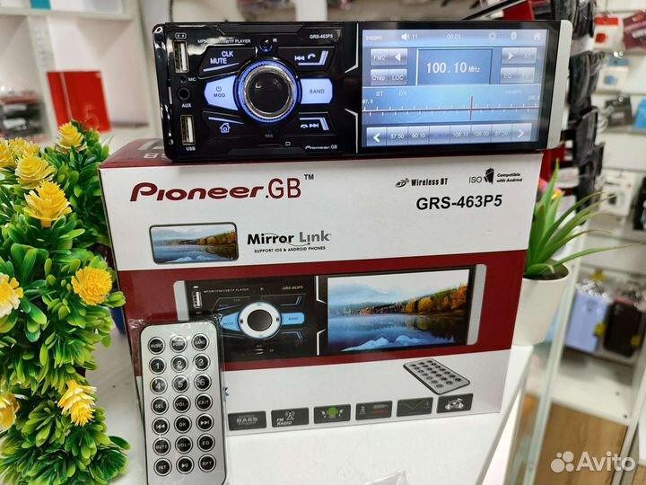 Магнитола 1Din с экраном GRS-463P5