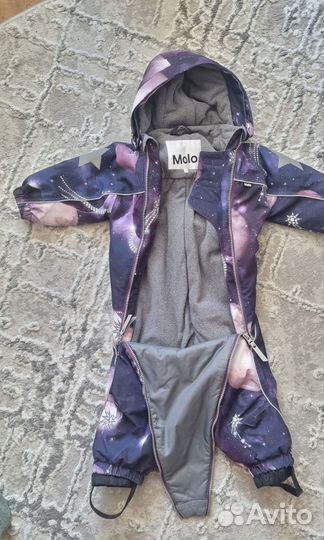 Зимний комбинезон Molo для девочки, размер 80
