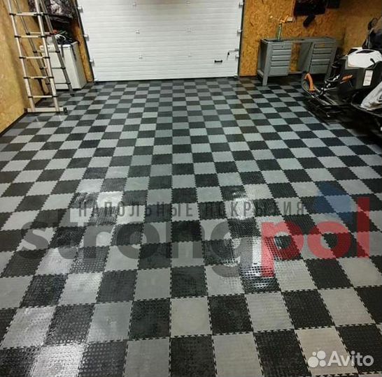 Модульное напольное покрытие для шиномонтажа