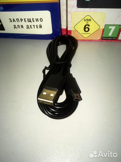 PS3 PSP PC Кабель USB to miniUSB 1.8м - Гарнизон G