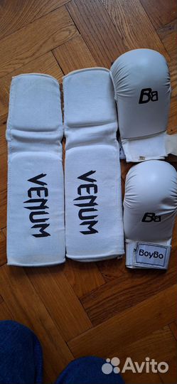 Защита для голени и кистей единоборств