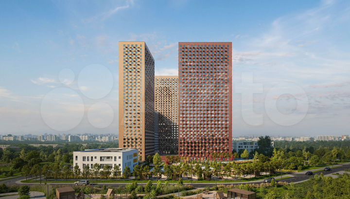 2-к. квартира, 66 м², 2/33 эт.