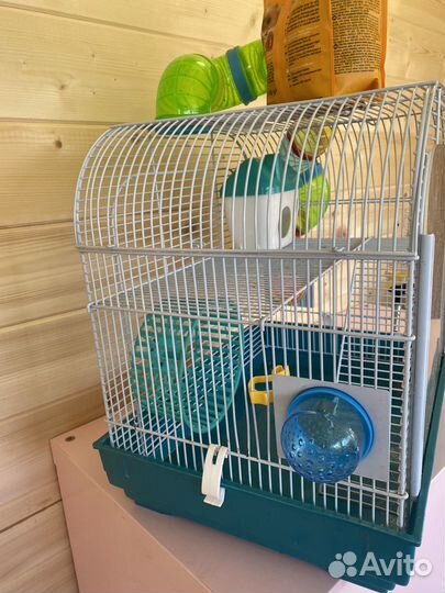 Клетка для сирийского хомяка большая