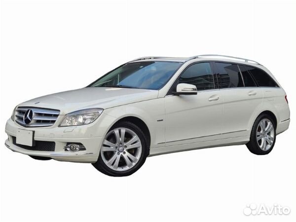 Стекло лобовое (Датчик дождя, Молдинг, 4D SED, 5D WGN) Mercedes-Benz C-Class 07-15