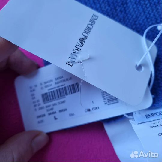 Комплект шапка, шарф armani новый 12-18m, 24-36m